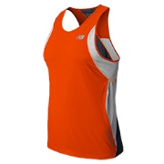 New Balance Mens NB Ice Singlet Fireball with Silver Mink G64x1995